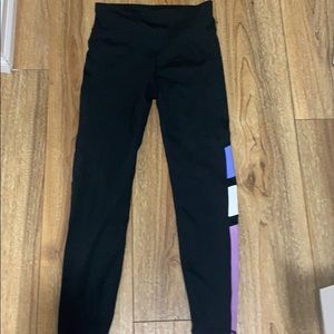 Gap blue, white, pink and black leggings